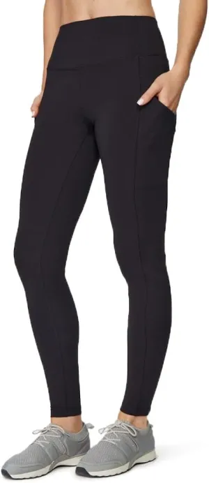 32 Degrees Womens High Waist Yoga Pants with Pockets | Workout Athletic Leggings