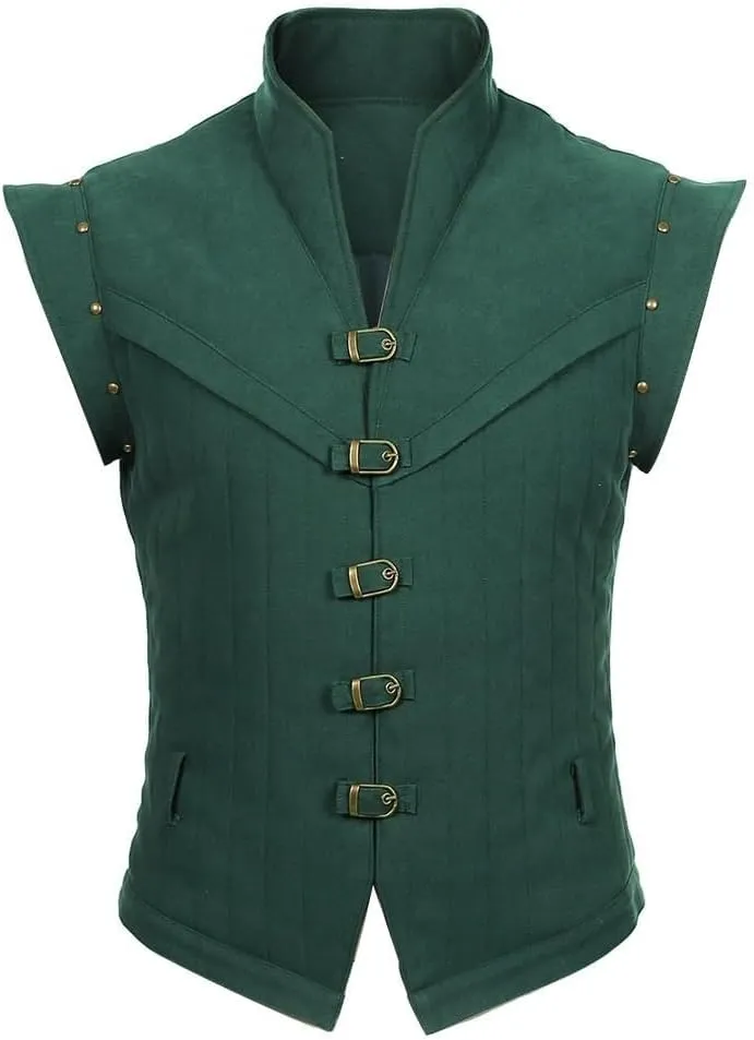 Adult Prince Green Costume Men Halloween Cosplay Outfit Prince Vest Suit Set