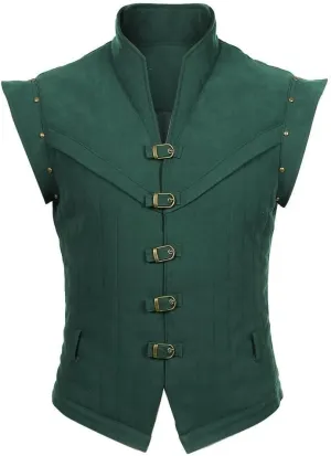 Adult Prince Green Costume Men Halloween Cosplay Outfit Prince Vest Suit Set