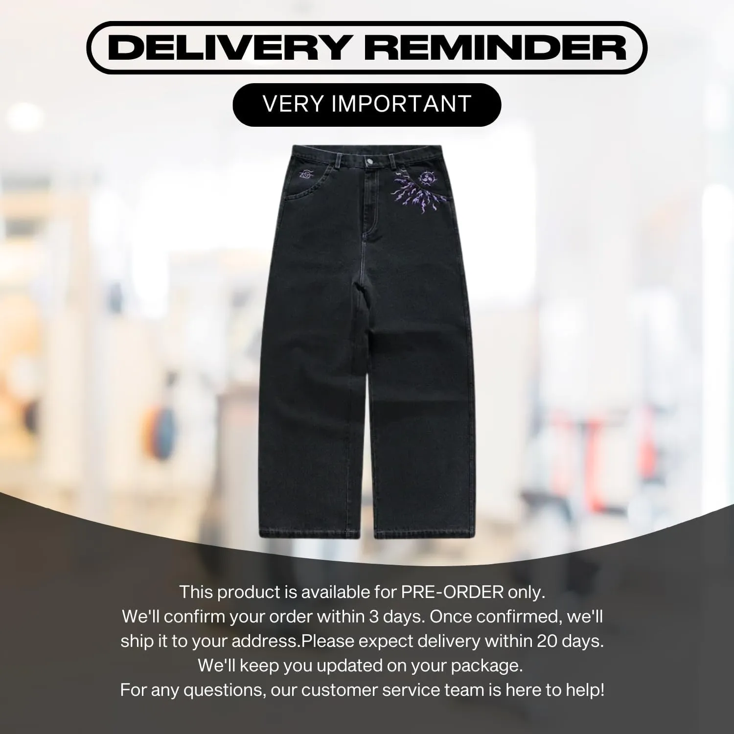 Anime Jeans Sweatpants Suit for Men Women - Cool Printed Graphic Sweat Jogger Pants Fitness Gym Trousers