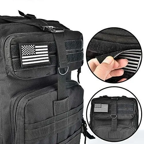 ASA Techmed 4 Pack US USA Flag Patch Thin Blue Line Police PVC Emblem Military Iron On Sew On Tactical Morale Patch for Hats Backpacks Caps Jackets   More