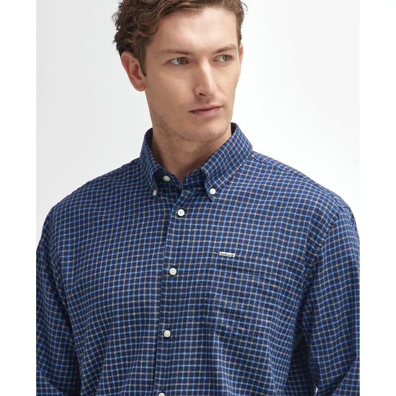 Barbour Preston Regular Fit Mens Shirt - Dark Navy