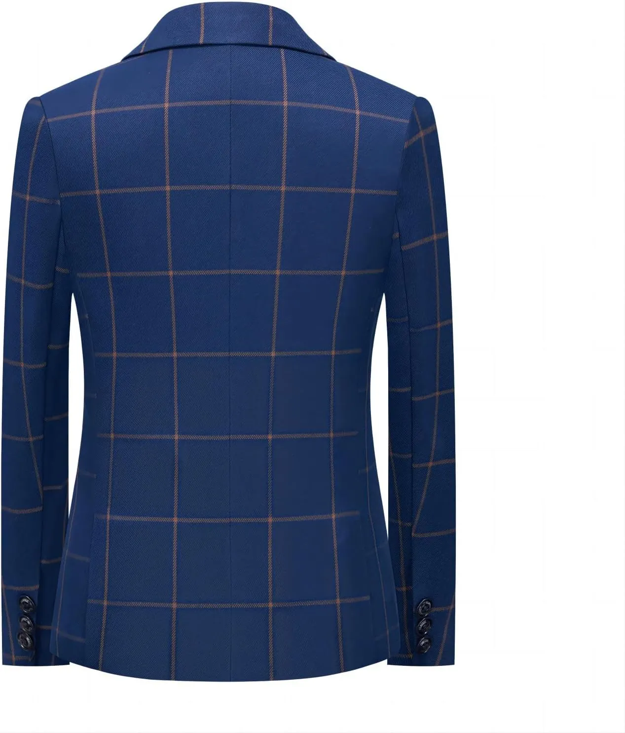 Boys Suits Set Plaid Blazer Vest Pants Single-Breasted Jacket Formal for Wedding Party Prom