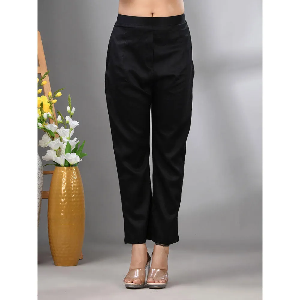 CHARUKRITI Blue Colorblock Co-Ord (Set of 2)