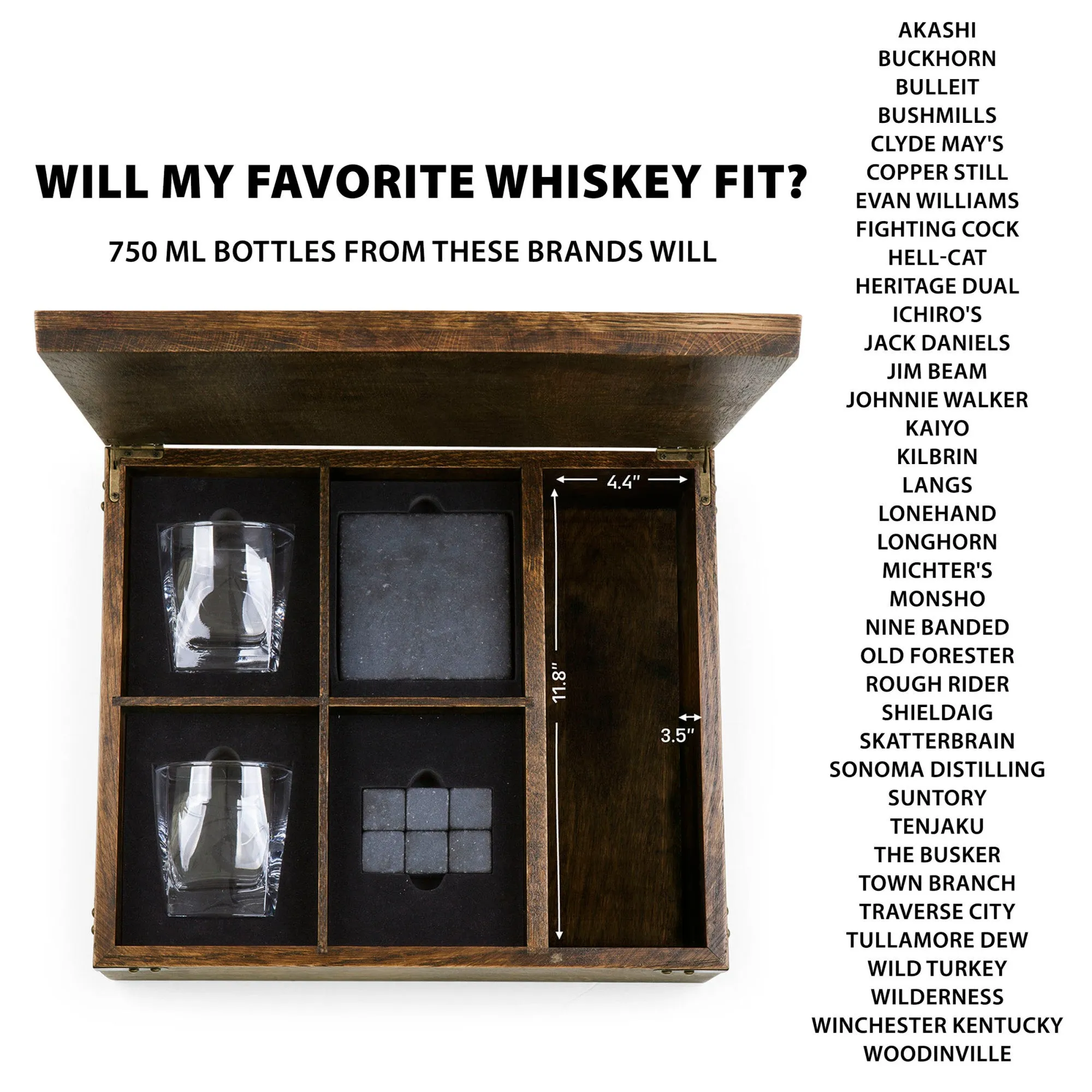 Columbus Blue Jackets - Whiskey Box Gift Set