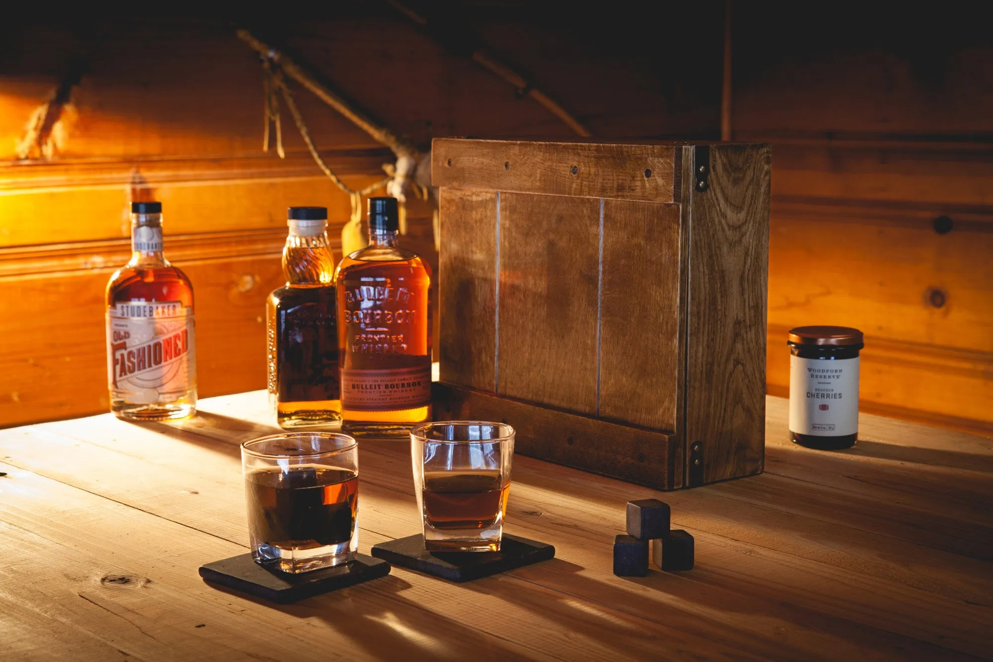 Columbus Blue Jackets - Whiskey Box Gift Set