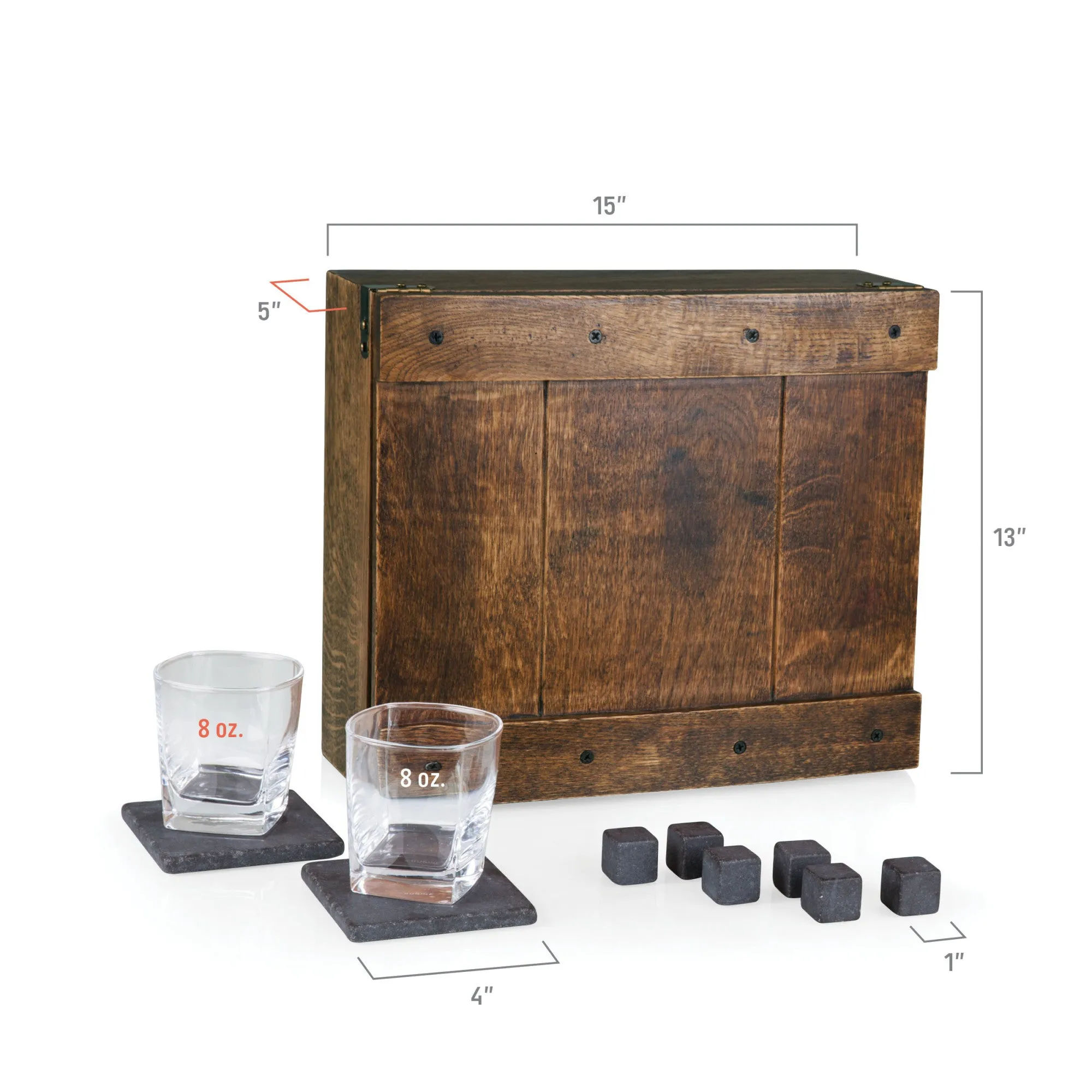 Columbus Blue Jackets - Whiskey Box Gift Set