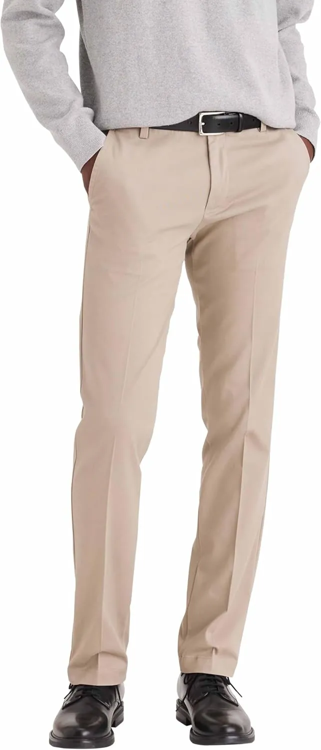 Dockers Men's Slim Fit Easy Khaki Pants, Timberwolf, 34W x 34L