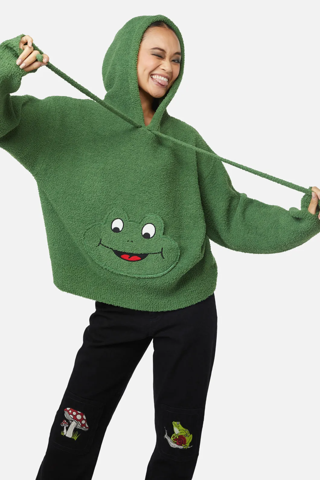 Frog Knit Hoodie