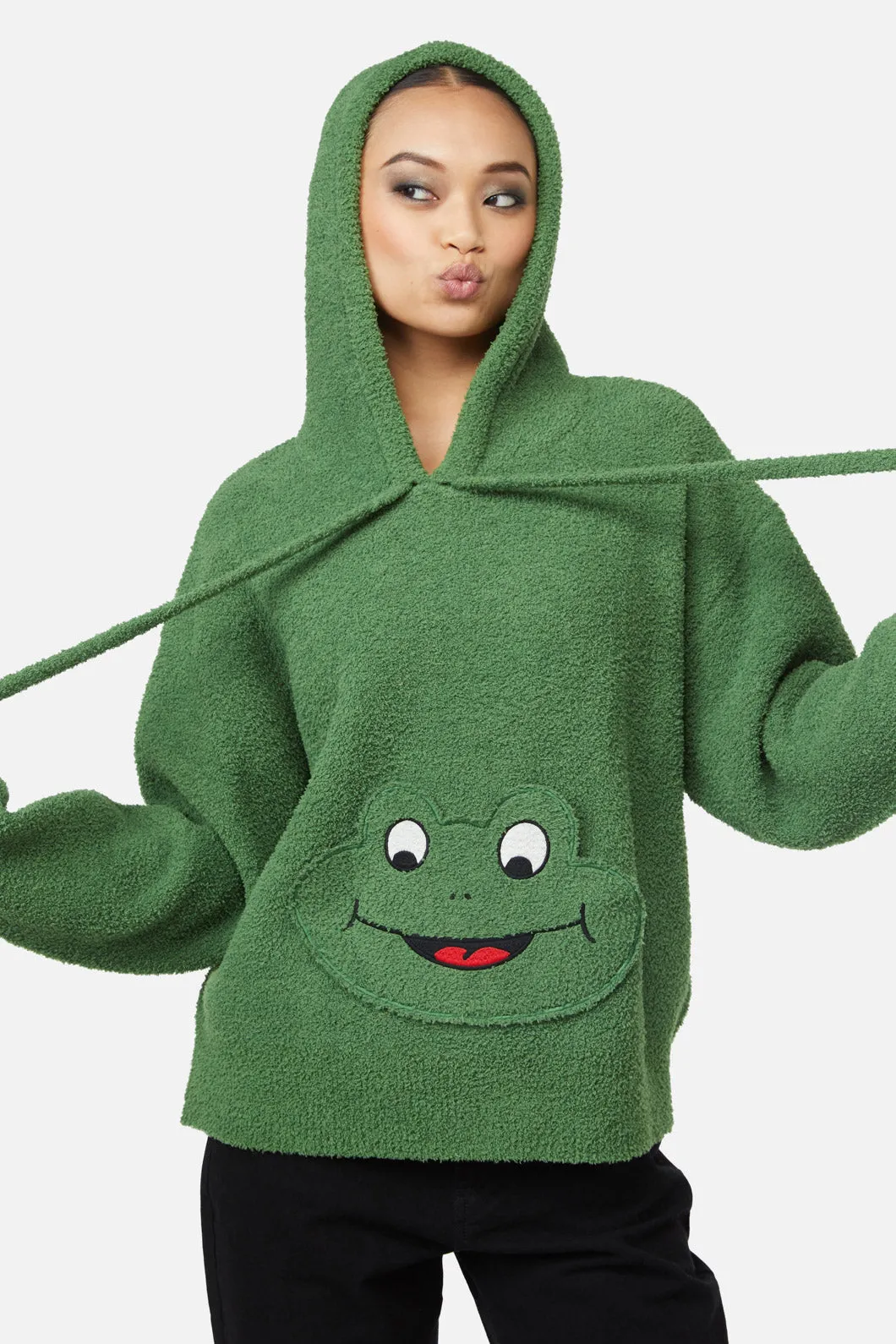 Frog Knit Hoodie