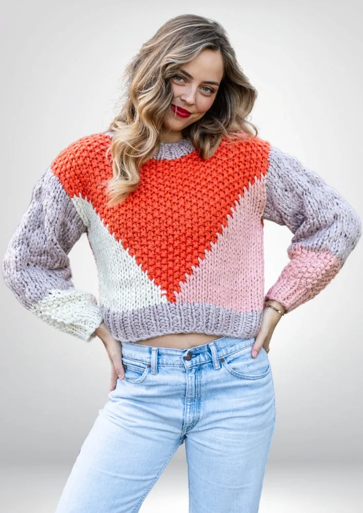 Hyams Handmade Jumper |  Orange