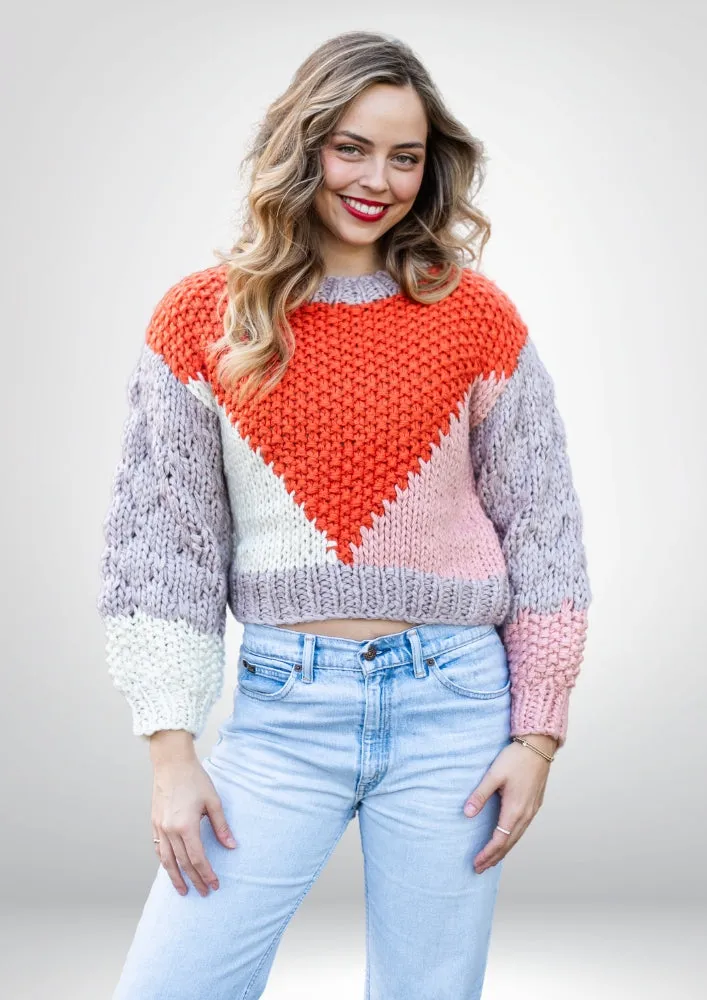 Hyams Handmade Jumper |  Orange