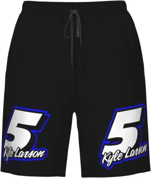 Kyle-Larson-Car-5 Men's Swim Trunks Board Shorts Outdoor Beach Surfing