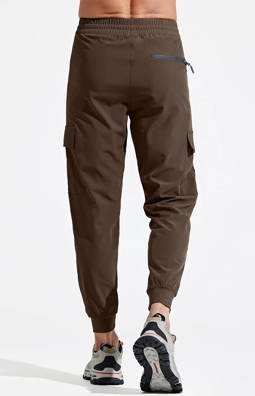Libin Men's Lightweight Joggers Quick Dry Cargo Hiking Pants Track Running Workout Athletic Travel Casual Outdoor