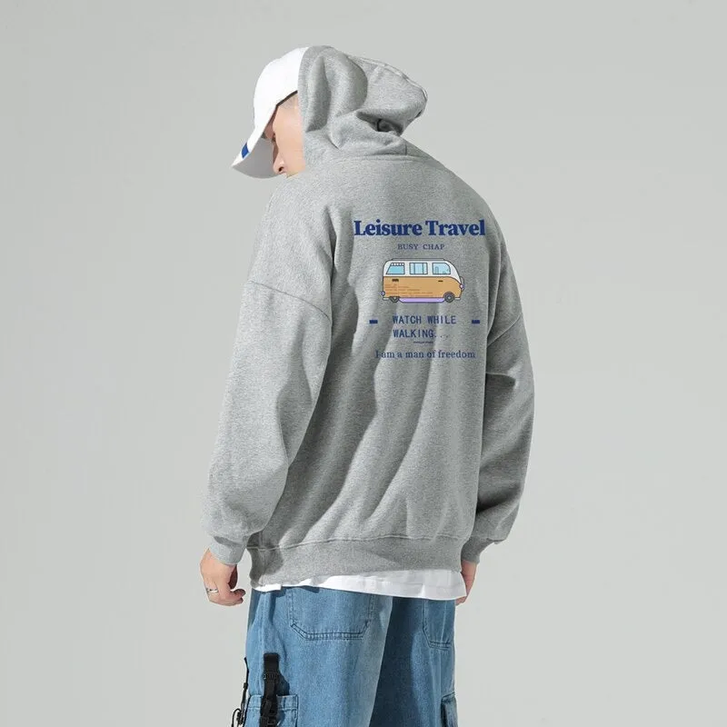 Men's Fleece Streetwear Hoodie