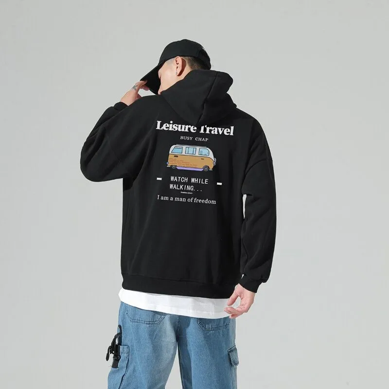Men's Fleece Streetwear Hoodie