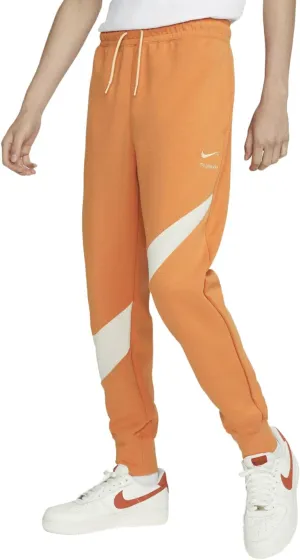 Nike Men's Hot Curry/Pearl White Sportswear Swoosh Tech Fleece Pants - L