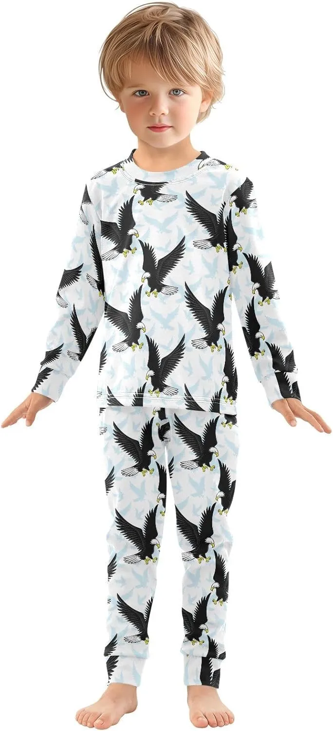 Ollabaky Pajama Set 2 Piece Pjs Set Cotton Sleepwear Long Sleeve Top with Bottom