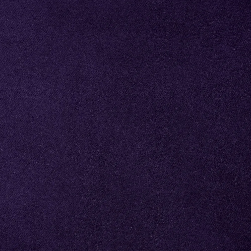 Plum Double-Breasted Velvet Smoking Jacket