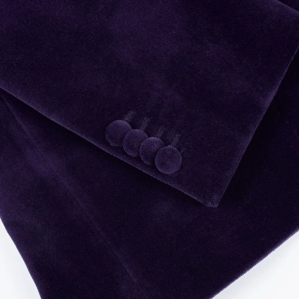 Plum Velvet Jacket