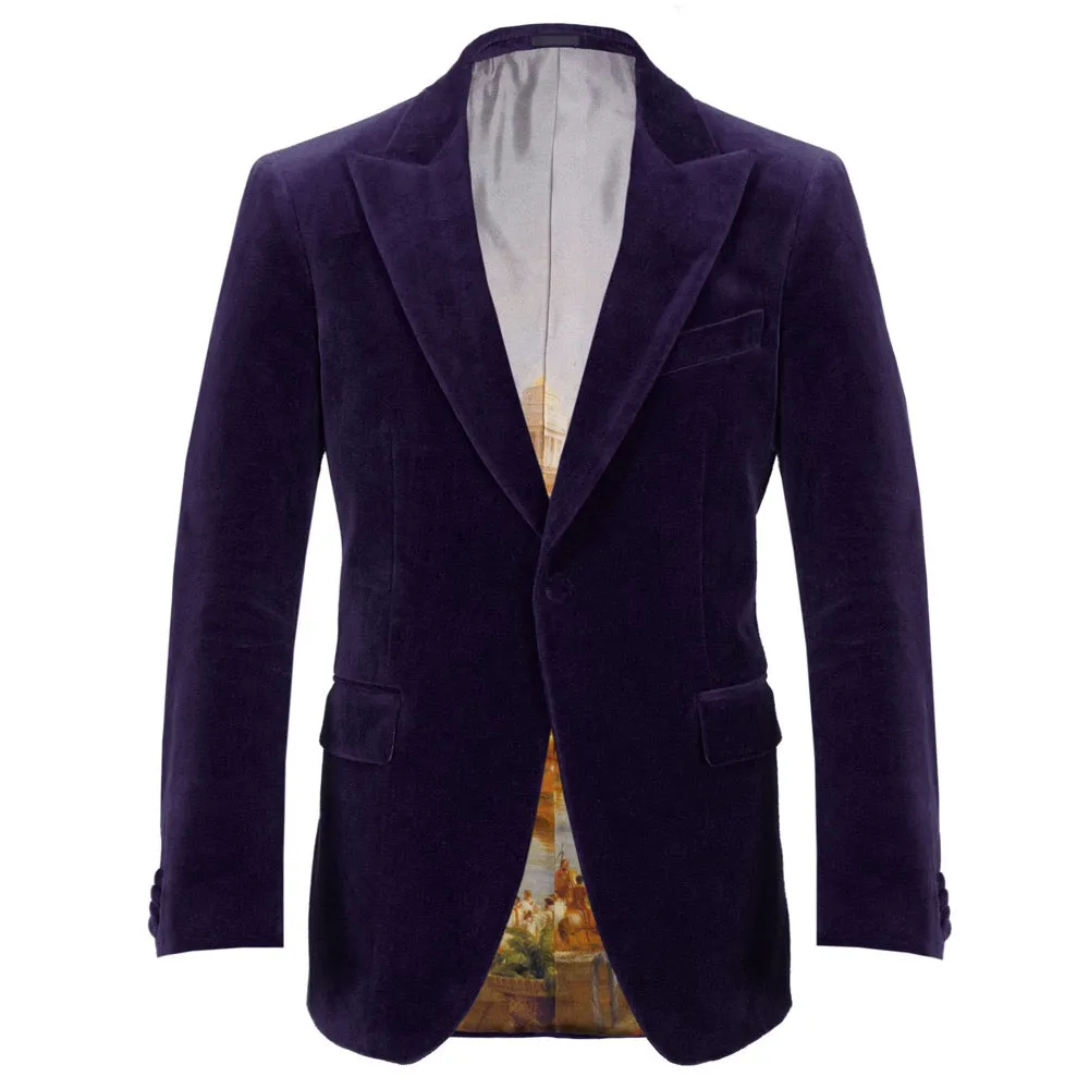 Plum Velvet Jacket