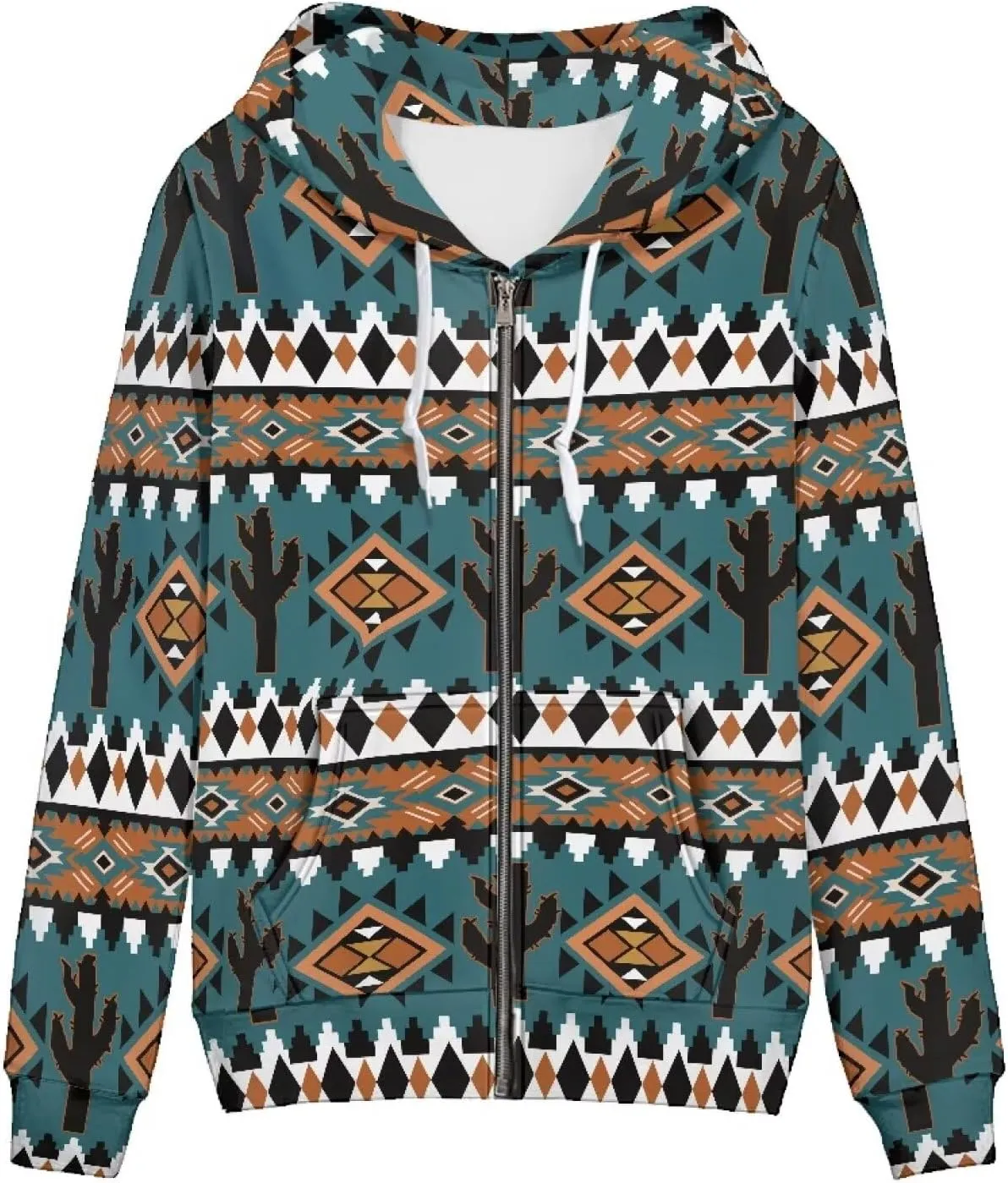 SEANATIVE Women Zip Up Hoodies Drawstring Sweatshirt Long Sleeve Casual Hoodie Jacket with Pocket Size XS-5XL