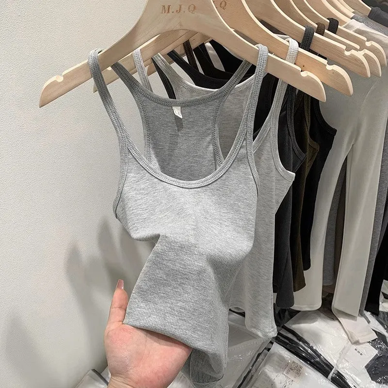 Slim Looking Elastic Outerwear Camisole