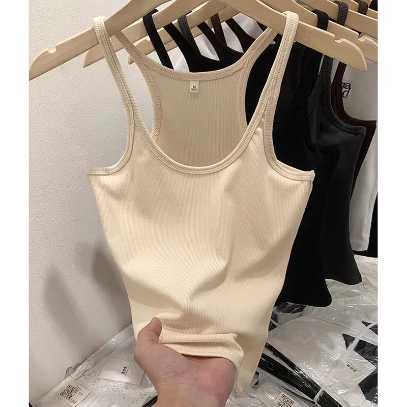 Slim Looking Elastic Outerwear Camisole