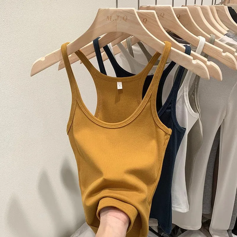 Slim Looking Elastic Outerwear Camisole