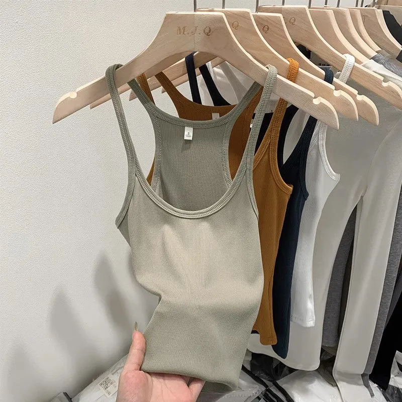 Slim Looking Elastic Outerwear Camisole