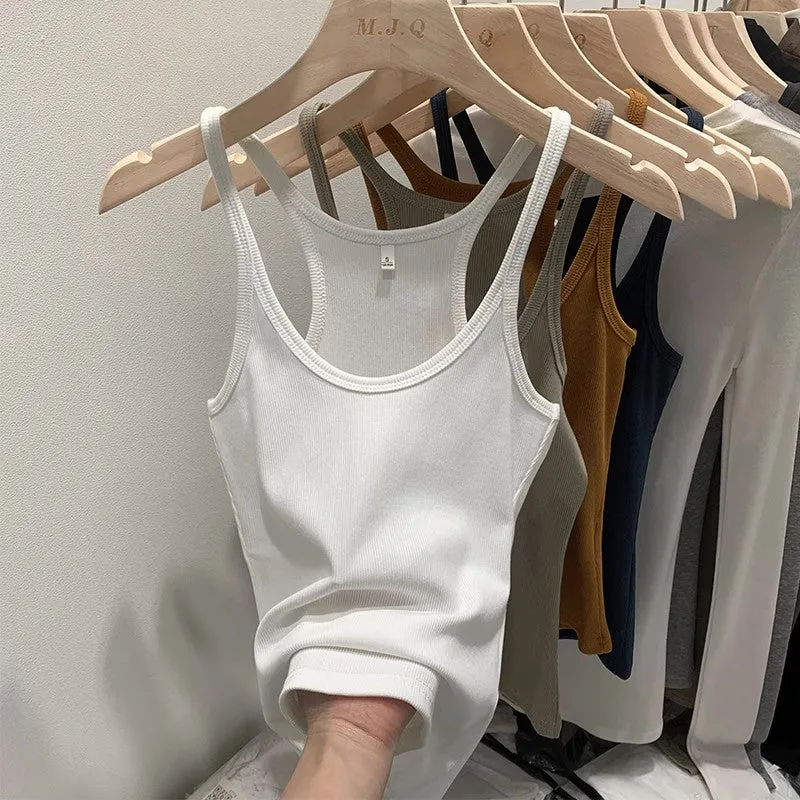 Slim Looking Elastic Outerwear Camisole