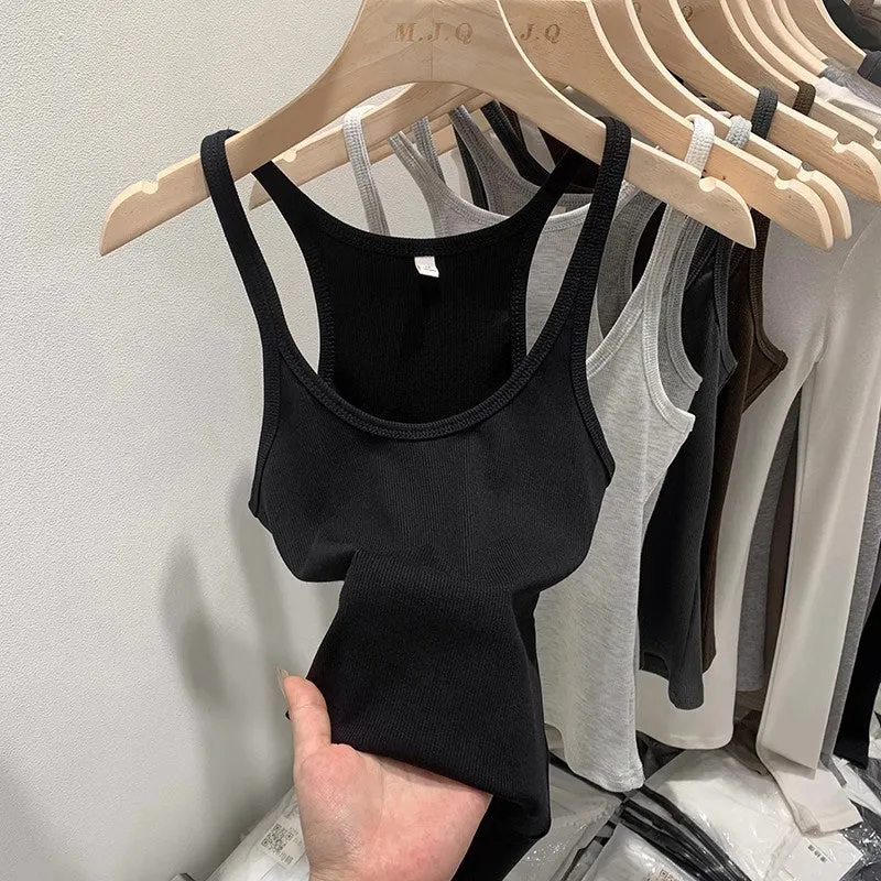 Slim Looking Elastic Outerwear Camisole