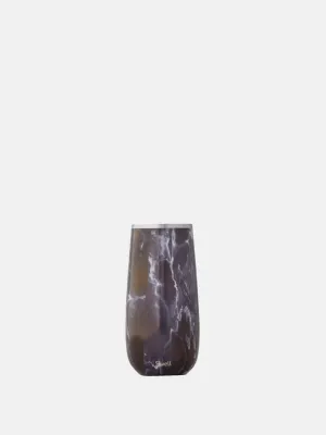 S'well 6oz Black Marble Champagne Flute