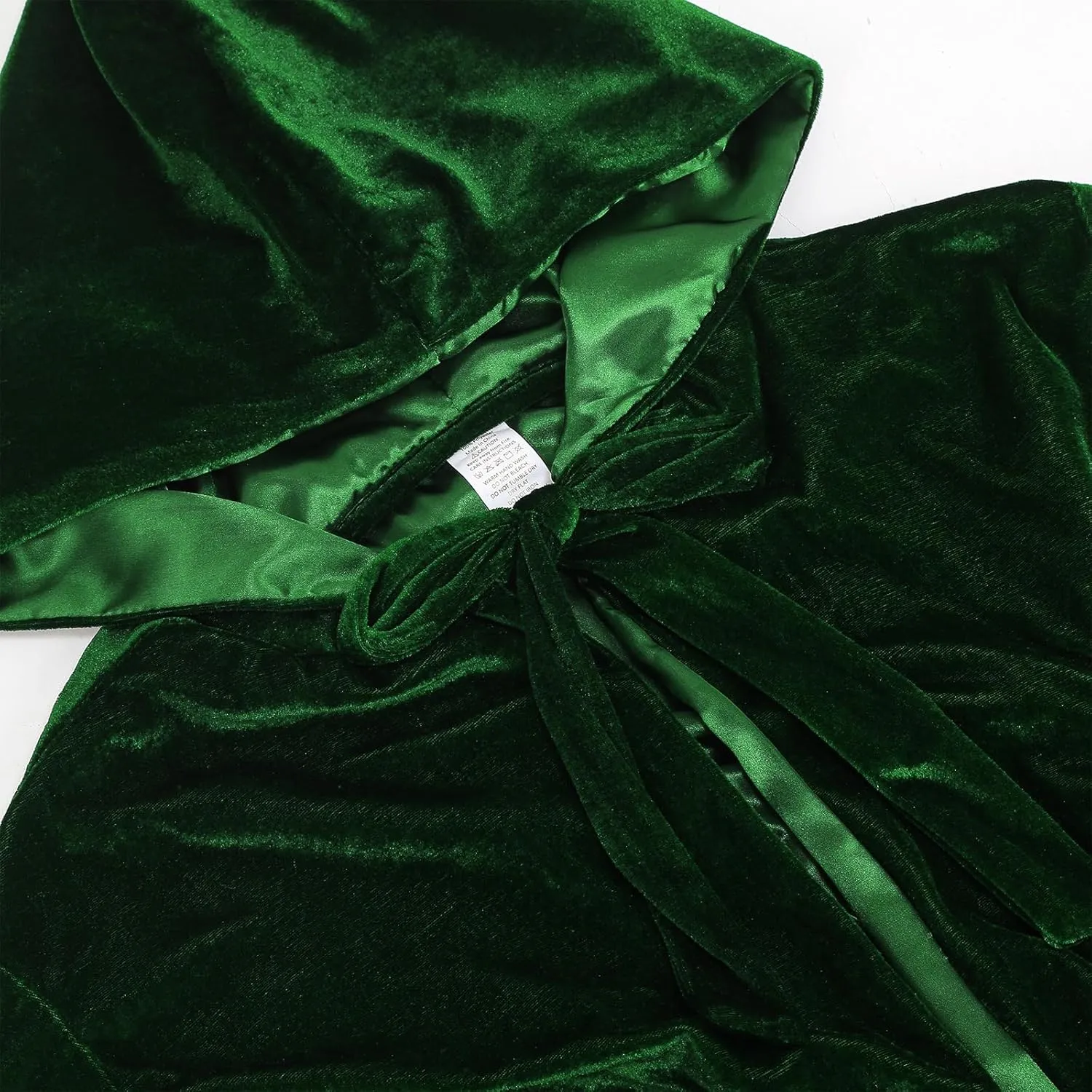 TOONRAIN Velvet Wizard Robe with Satin Wizard Cloak Adult Wizard Costume with Hood for Men and Women