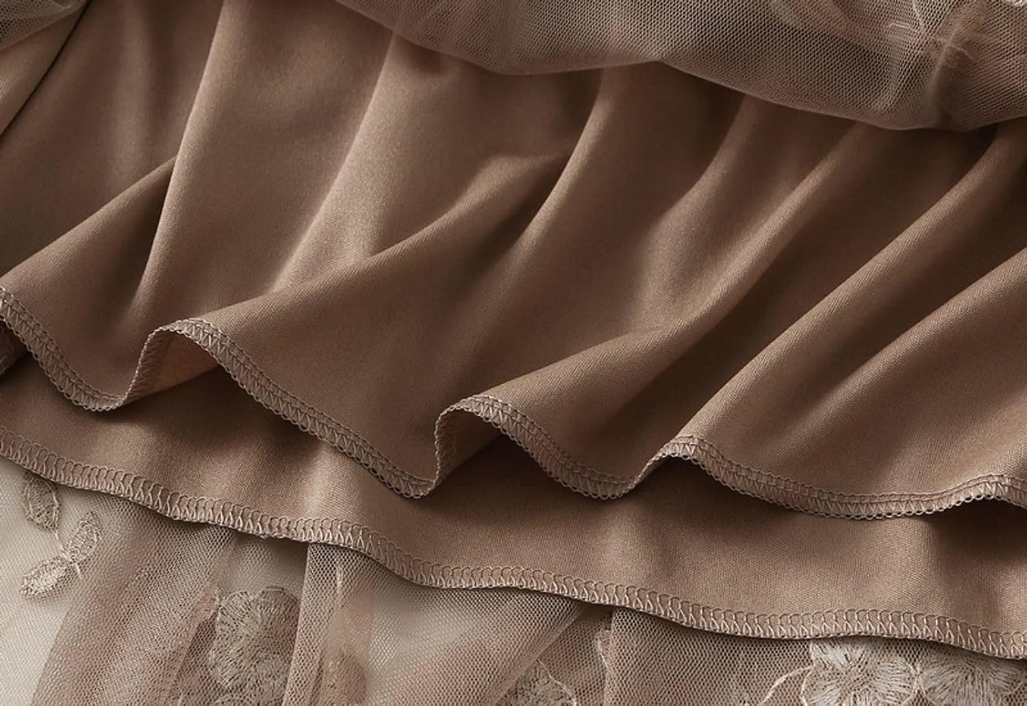 Tulle Skirts for Women 3D Floral Midi High Waist Skirt Cute Pleated A Line Layered Fairy Skirts 2025 Party Skirt