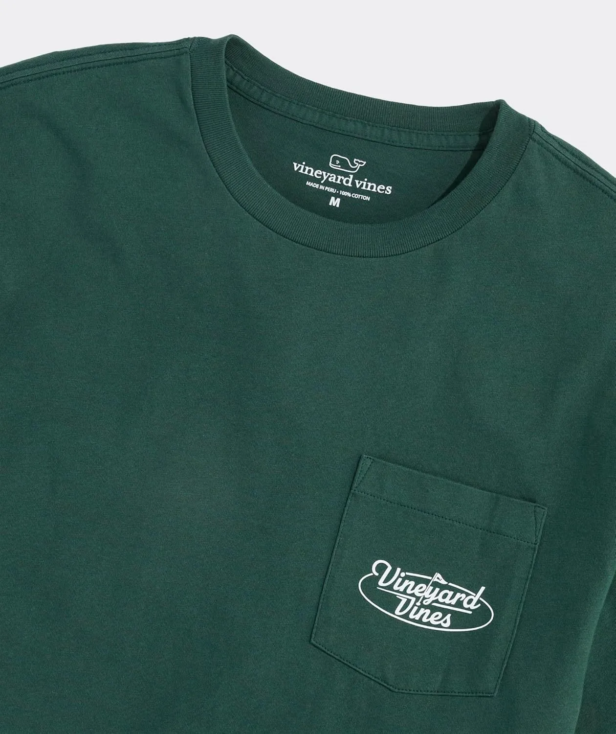 vineyard vines Men's Vv Golf Logo Short-Sleeve Pocket Tee