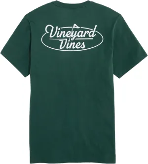 vineyard vines Men's Vv Golf Logo Short-Sleeve Pocket Tee