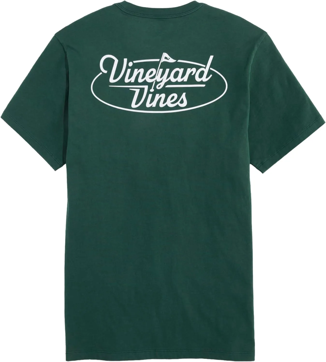 vineyard vines Men's Vv Golf Logo Short-Sleeve Pocket Tee